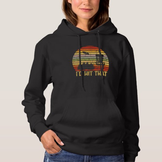 Pull À Capuche Je préférerais être en train de jouer au disc golf (Devant)