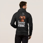 Pull À Capuche Je suis Cool Dachshund (Dos entier)
