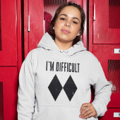 Pull À Capuche Je suis difficile Ski hiver amusant Double Diamant