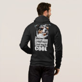 Pull À Capuche Je suis le berger australien Cool (Dos entier)
