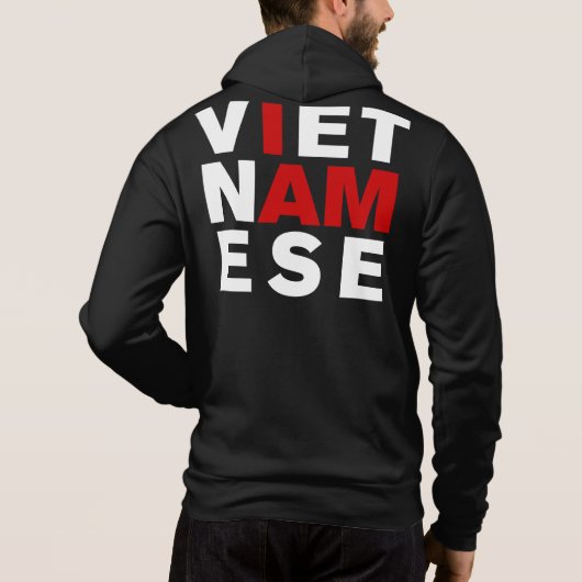 PULL À CAPUCHE JE SUIS VIETNAMIEN (Dos)