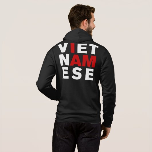 PULL À CAPUCHE JE SUIS VIETNAMIEN (Dos entier)