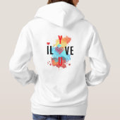 PULL À CAPUCHE JE T'AIME (Dos)