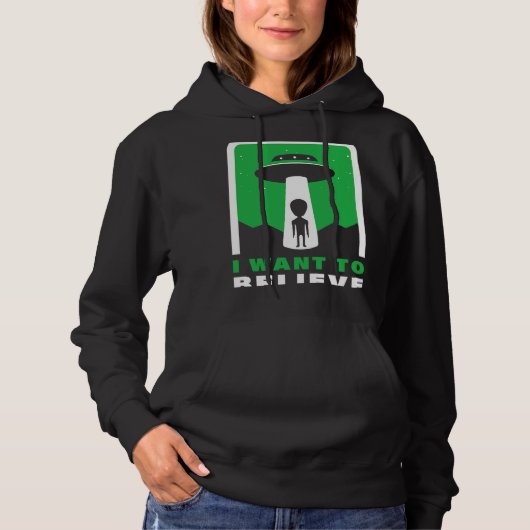 Pull À Capuche Je veux croire 1 (Devant)