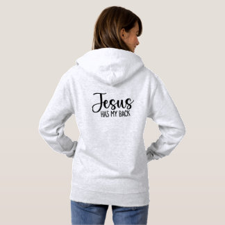 Pull À Capuche Jésus a mon dos