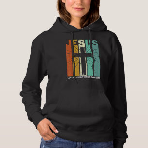 Pull À Capuche Jésus t'aime mais je suis son ange chrétien préfér