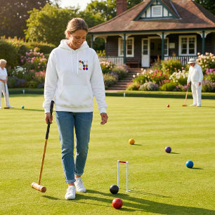 Pull À Capuche Jeu De Croquet Veste Femen