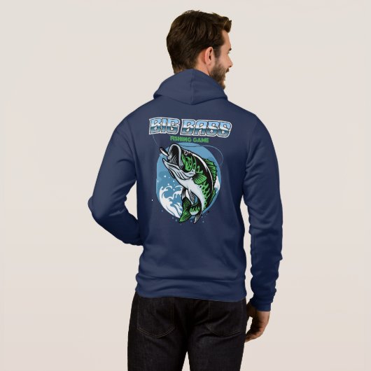Pull À Capuche Jeu de pêche (Dos entier)
