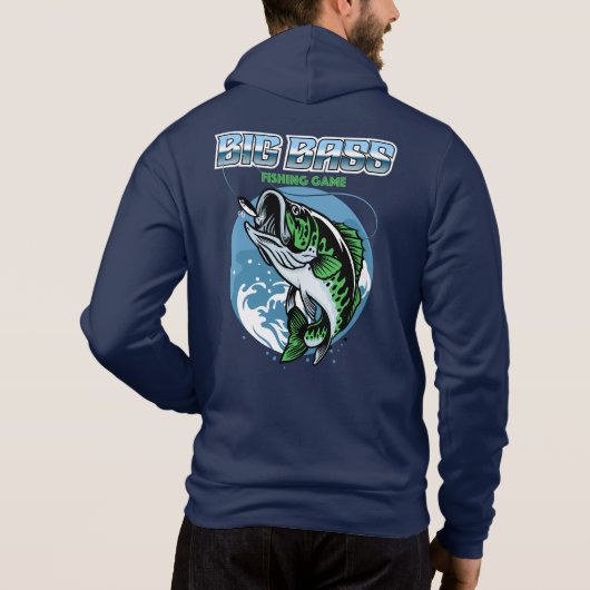 Pull À Capuche Jeu de pêche (Dos)