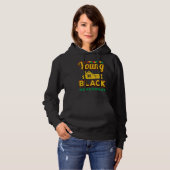 Pull À Capuche Jeune propriétaire noir afro-américain Black Histo (Devant entier)