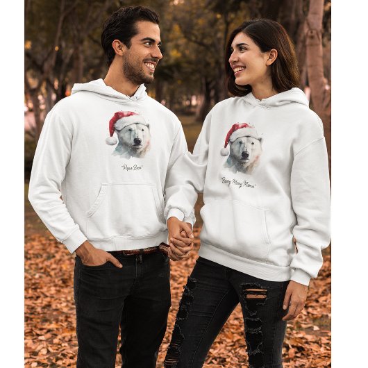 Pull À Capuche Jingle Bear Joy, personnalisé