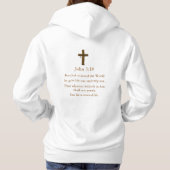 Pull À Capuche John 3:16 (Dos)