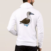 Pull À Capuche Joli Booby à pieds bleus (Dos)