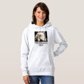 Pull À Capuche Joli Chat Neva Masquerade sur Photo de Chien Perso (Devant entier)