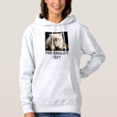 Pull À Capuche Joli Chat Neva Masquerade sur Photo de Chien Perso (Devant)