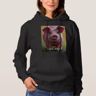 Pull À Capuche Joli Cochon Piggie Rose Rose 19