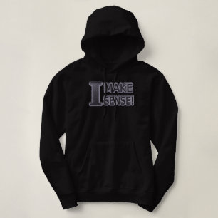 Pull À Capuche Joli Design Artistique À propos de "Make Sense" Ac