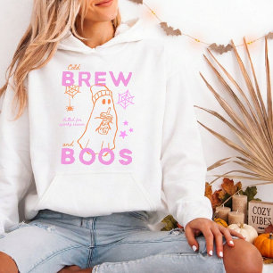 Pull À Capuche Joli fantôme café glacé Cold Brew Et Boos Graphiqu