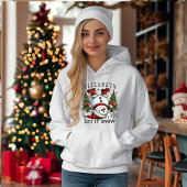 Pull À Capuche Joli Snowman : Laisser neiger Noël Joie