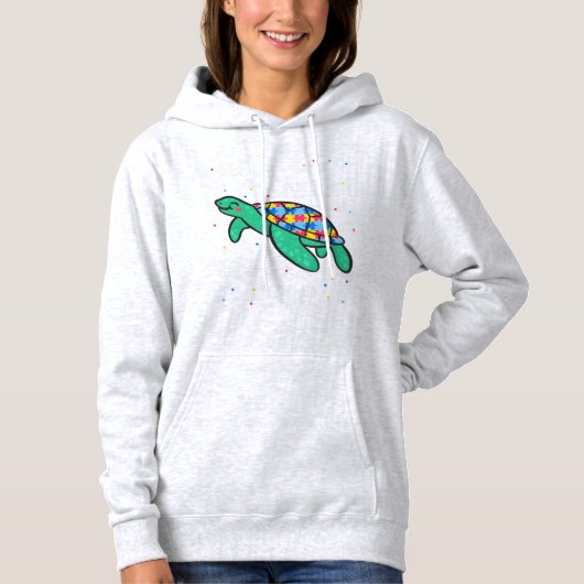 Pull À Capuche Jolies sensibilisations sur l'autisme, vêtements p (Devant)