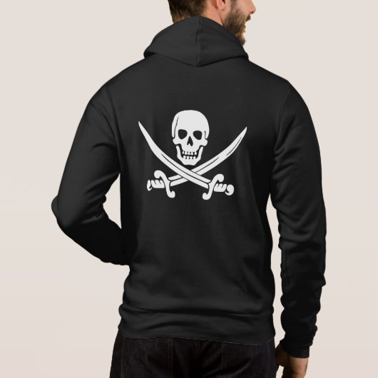 Pull À Capuche Jollys rogers Pirate Zip (Dos)
