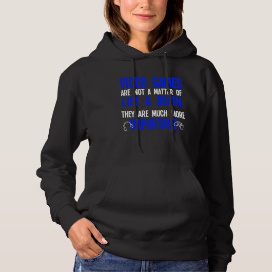 Pull À Capuche Jouer à des jeux vidéo Joueur PC Console Geek (Devant)