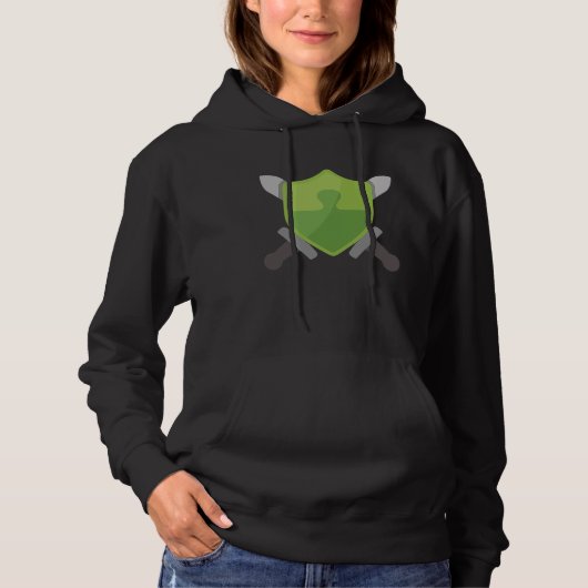 Pull À Capuche Joueur d'échecs en ligne Nerdy Chess com Puzzle Ba (Devant)