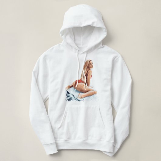 Pull À Capuche Jour Cadeaux Mens Funny Abella Danger Poster Mia K (Design devant)