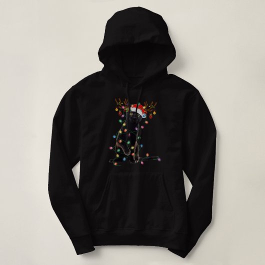 Pull À Capuche Jour de la Saint Patrick Black Chat Cadeau Mon Luc (Design devant)