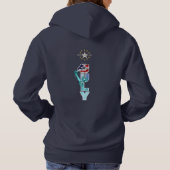 Pull À Capuche Jour de l'indépendance | Femmes (Dos)