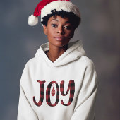Pull À Capuche JOY, Joyeux Noël