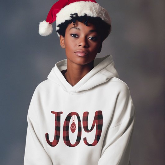Pull À Capuche JOY, Joyeux Noël