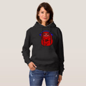 Pull À Capuche Joy Red Sloth Écouter De La Musique (Devant entier)