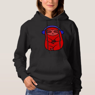 Pull À Capuche Joy Red Sloth Écouter De La Musique