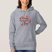 Pull À Capuche Joyeuse Saint-Valentin (Devant)