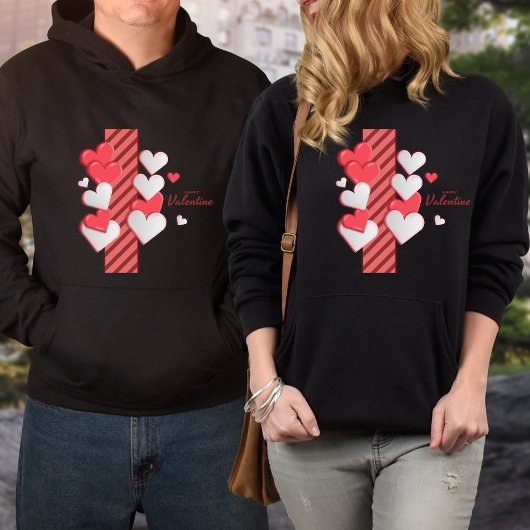 Pull À Capuche Joyeuse Saint-Valentin