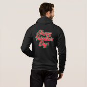Pull À Capuche Joyeuse Saint-Valentin Néon Design-23692 (Dos entier)