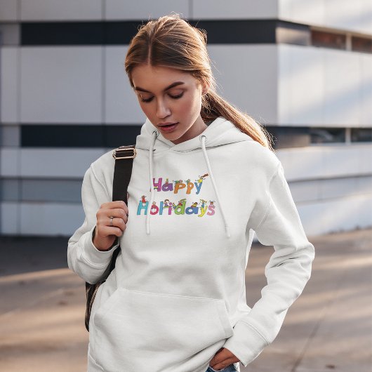 Pull À Capuche Joyeuses vacances enfants