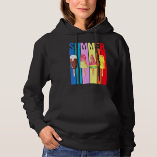 Pull À Capuche Joyeux Dernier Jour De L'École Bonjour Été Crème D