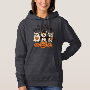 Pull À Capuche Joyeux Howl-O-Ween Corgi Halloween Chien Vecteur C