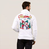 Pull À Capuche Joyeux Noël (Dos entier)