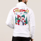 Pull À Capuche Joyeux Noël (Dos)