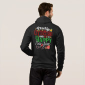 Pull À Capuche Joyeux Noël et Bonne Année (Dos entier)