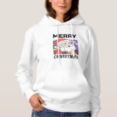 Pull À Capuche joyeux Noël Nouvel An Fête cadeau (Devant)
