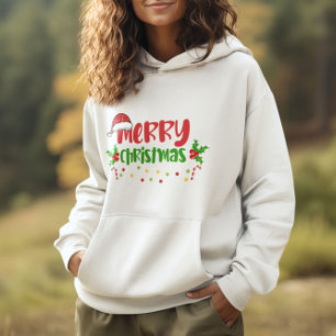 Pull À Capuche Joyeux Noël, Super Noël