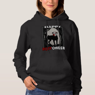 Pull À Capuche Joyeux Rottoween Rottweiler dans le Masque de hock