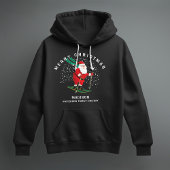 Pull À Capuche Joyeux Ski de Noël Père Noël Hiver Personnalisé