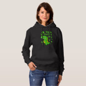Pull À Capuche Joyeux St Pat Trex Day Dinosaur Funny St patrick (Devant entier)
