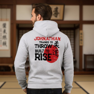 Pull À Capuche Judo - Entraîné à Jeter - Construit pour S'élever