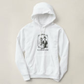 Pull À Capuche Jusqu'à la mort faisons-nous partie Squelette Mari (Design devant)